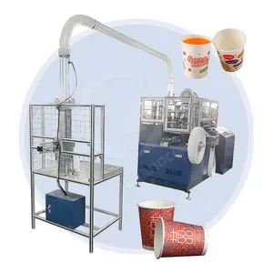 OCEAN High Speed Open Cam Folding Single Plate Small Maker Paper Disposable Cup Machine Make Machine Price