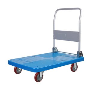 Chariot <span class=keywords><strong>pliant</strong></span> Uni-Silent 300 kg, chariot en plastique 660 lbs, type fabricant, transport en entrepôt, chariot à main <span class=keywords><strong>pliant</strong></span> US300P-DX - Product Image 1