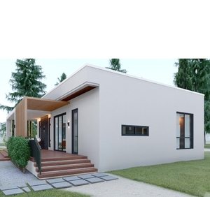 Villa préfabriquée moderne <span class=keywords><strong>et</strong></span> populaire Maisons de 3 chambres à coucher Maisons bon marché à ossature en acier d'un étage - Product Image 3