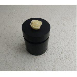 Boîte à bijoux en résine noir et blanc, bibelot rond avec livraison gratuite, pot rond pour bijoux - Product Image 4