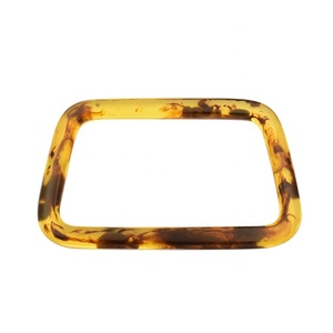 Fashion Plastic Trapezoidal Resin <strong>Handbag</strong> <strong>Handle</strong> - Product Image 1