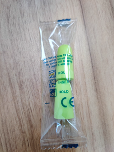 Tapones para los oídos de espuma de PU naranja de rebote lento desechables WELTA CE EN352 37dB SNR ANSI S3.19 NRR32dB, paquete de 2 pares en bolsa OPP. - Product Image 3