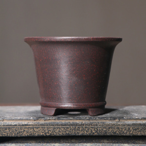 Maceta de Arcilla Morada, Estilo Chino Clásico, Esencial para Plantar Bonsáis en Interiores, Transpirable, para Escritorio - Product Image 1