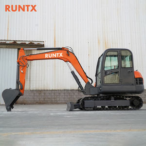 Excavadora Marca Runtx de 6 Toneladas, Motor Kubota EPA Euro 5, Excavadora de Orugas para Granja, Mini Excavadora China - Product Image 6