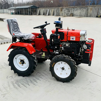 Vente directe CE Mini tracteur 4x4 12-20 CV avec charrue pour petites exploitations agricoles de légumes et de fruits