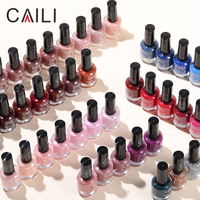 Ensemble de vernis à ongles et de gel 2 en 1, personnalisation du logo du flacon, conception de l'emballage, service OEM complet, couleurs de gel assorties, vernis à ongles