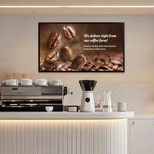 Afficheur publicitaire mural de qualité supérieure avec écran tactile LCD numérique pour utilisation en intérieur et pour la diffusion de photos - Product Image 1