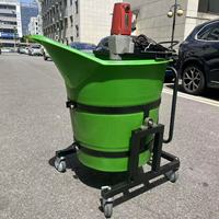 Malaxeur électrique monophasé 230L 4KW pour ciment autolissant et poudre détergente, équipement de nivellement de sol avec moteur à pales