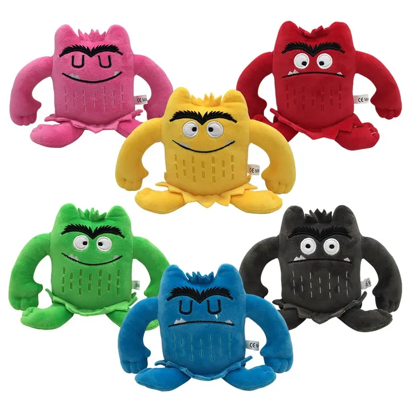 OEM ODM Wholesale Hot Sale Emotional Monster Stuffed Doll Toys Kids Gifts Animal Cartoon Monster Kids Gifts Plush Toys