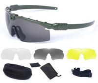 Lunettes de tir tactiques balistiques de sécurité Camo Advance, lunettes de protection Molle ouvertes, protection oculaire pour le tir