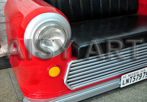 Handmade Retro Cổ Điển Xe Sofa Mô Hình Hoài Cổ Thanh Cà Phê Chủ Đề Cửa Hàng Cho Nhà Mềm Trang Trí Kim Loại Sơn Cho Năm Mới - Product Image 3