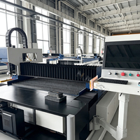 Machine de découpe laser à fibre NJBOST, prix usine, 4000x2000mm, machines de découpe laser CNC pour tôles métalliques en promotion