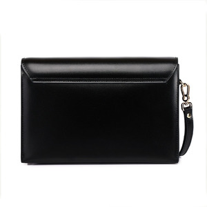 Borsa a busta da uomo all'ingrosso OEM ODM, con chiusura a patta, lucchetto quadrato in metallo e cinturino da polso, borsa a mano da ufficio per gentiluomini - Product Image 6