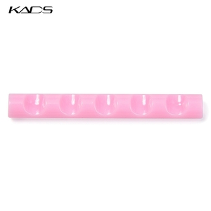 Support de rangement portable KADS à 5 trous pour stylos de nail art, en plastique acrylique, présentoir pour pinceaux à ongles, outil de manucure pour salon de beauté - Product Image 2