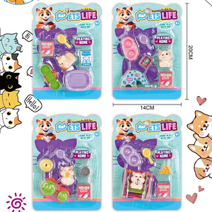 Juego de Juguetes de Plástico para Hámster, Realista y Encantador, Juego de Roles, Figura de Hámster, Juguete Educativo para Niños, Regalo - Product Image 5
