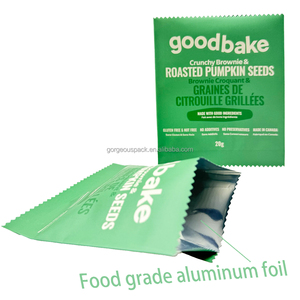 Sacs en plastique laminés personnalisés à fermeture arrière pour emballages de snacks, chips, pop-corn, chips de pommes de terre, graines de citrouille - Product Image 2