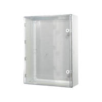 Boîte électrique extérieure en plastique IP65, grise, avec plaque de base en ABS incluse, boîte grise