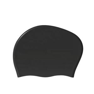 Bonnet de bain en silicone confortable personnalisé, imperméable, antidérapant, pour cheveux longs, bonnet de bain pour adultes, vente chaude - Product Image 4