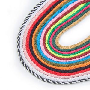 5mm Hollow Polyester Cotton Drawcord Round <b>Cord</b> Colorful Drawstring Rope Drawtstring Hollow Polyester Cotton <b>Cord</b> for Bag Cloth - Product Image 5