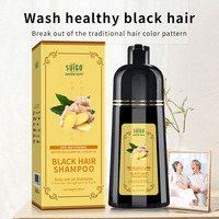 Groothandel Private Label Arganolie Langdurige Natuurlijke Haarverf Bruin Kleur Zwart Haar Kleur Shampoo Voor Vrouwen