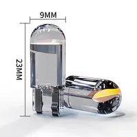 A80 T10 Nouveau W5W LED Canbus  Feux de voiture COB Verre Pièces intérieures Ampoules  Blanc Plaque d'immatriculation de voiture Lampe de lecture 12V 24V