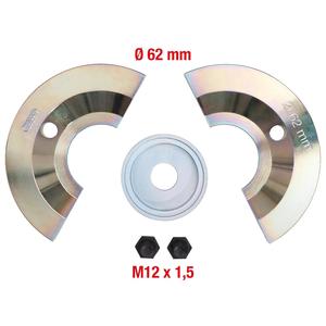 KS ชุดอุปกรณ์เสริมชุดข้อต่อครึ่งเชลล์ Ø62mm 6ชิ้น - Product Image 2