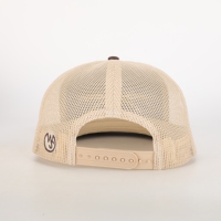 Gorra Snapback de Hip Hop de 5 paneles de alta calidad, tamaño personalizado, logotipo bordado 3D plano, sombrero de malla de ala plana para rendimiento, modelo ODM