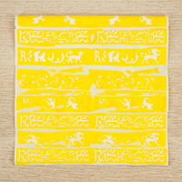 Étiquette autocollante en PET rectangulaire brillante, impression numérique UV, surface haute brillance transparente