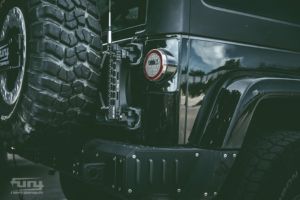 Fury 2007-2017 JK <span class=keywords><strong>2018</strong></span> + JL อุปกรณ์เสริมชิ้นส่วน CNC กระบวนการอลูมิเนียมอัลลอยด์คลังแสงเสาธงยึดสำหรับรถจี๊ปแรงเลอร์ - Product Image 4