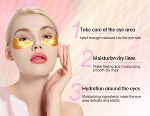 MOND'SUB Patch hydrogel personnalisé <span class=keywords><strong>anti</strong></span>-rides pour les <span class=keywords><strong>cernes</strong></span>, coussinets pour les yeux en gel de collagène, masque pour les yeux en or 24 carats, vente en gros - Product Image 4