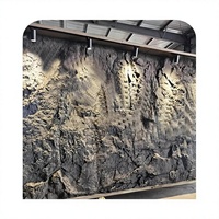 Panneau en mousse de polyuréthane en pierre artificielle PU écologique léger, moderne, imperméable et insonorisant pour extérieur, épaisseur 15-30 mm