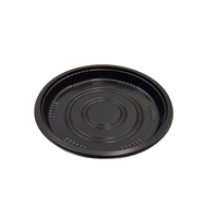 Plateau à sushi jetable JY-82105, assiette à sushi jetable en plastique, assiettes rondes pour gâteaux, boîte de conteneur jetable en plastique