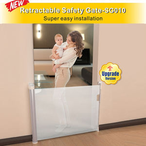 Barrière de sécurité pour bébé personnalisable Prodigy Factory Price en aluminium+ABS+PVC, barrière de sécurité escamotable multifonctionnelle pour escalier - Product Image 2