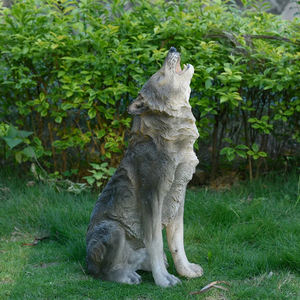 Moderne gartenskulptur leben wie tiere realistische hundendekoration für drinnen und draußen harz handwerkliche lebensgröße hund individuelle innenausstattung - Product Image 5