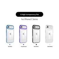 Coque rigide antidérapante pour iPhone 17 Pro, coque arrière en acrylique pour iPhone 17 Air/Pro/Pro Max
