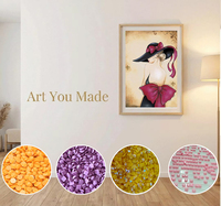 Peinture Diamant 5D DIY Complète : Fille Mignonne de Dessin Animé, Broderie Diamant, Point de Croix, Mosaïque Artistique, Décoration Maison, Artisanat