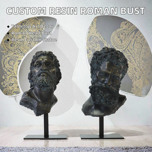 Escultura de Busto de Resina Personalizada, Figura Decorativa para Mesa, Adorno para el Hogar - Product Image 2