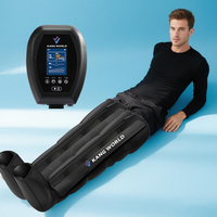 Masseur pneumatique sans fil pour les jambes entières, logo personnalisé, bottes de récupération pour athlètes, soulagement de l'œdème