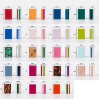 Nouveau jeu de Mahjong américain en acrylique sur le thème de Noël, ensemble de divertissement à domicile, cadeau de voyage portable, cartes en cristal à frotter à la main