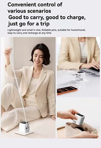 70W GaN Fast Charger 3 in 1 Smart TFT Display <b>USB</b> <b>a</b> <b>C</b> Power Adapter Retractable <b>C</b> Cable for Lap Phone Tablet Watch - Product Image 3