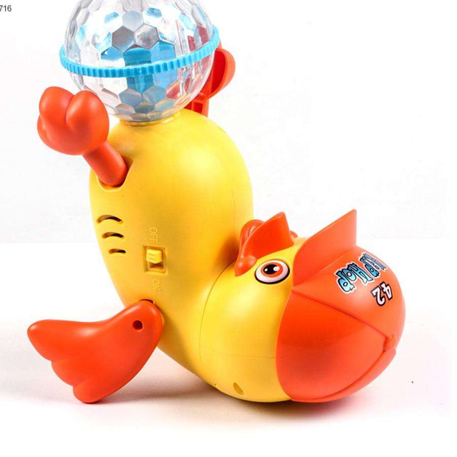 Kids Christmas Gifts Electric Toy Stunt Rotation Duck Cool Flashing Light up Spinning Toys