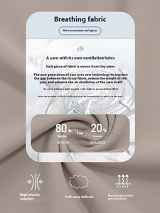 Pantaloni da Yoga da Donna Serie Respirante a Vita Alta, Elastici, Traspiranti in Spandex, Modellanti, Senza Imbarazzo, Tinta Unita - Product Image 5