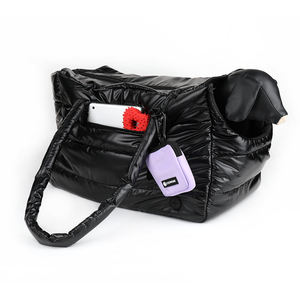 맞춤형 강아지 이동 가방 소프트 푸퍼 패딩 방수 야외 산책용 럭셔리 디자인 반려동물 여행 캐리어 - Product Image 2