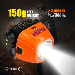مصباح Golden Future KL5MT المحمول لمناجم الفحم تحت الأرض، مقاوم للماء بمعيار IP68، مصباح ليد أمامي لعمال المناجم قابل لإعادة الشحن، مصباح قبعة لاسلكي - Product Image 1