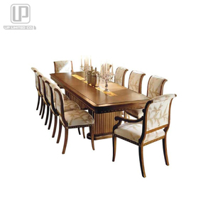 High Quality Home Furniture American <strong>Diner</strong> Room Furniture Antique Wooden Structure Dining <strong>Table</strong> <strong>Set</strong> - Product Image 1