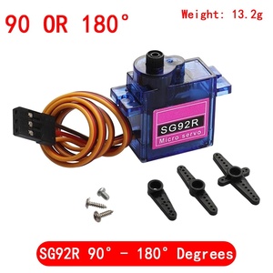 Smart Electronics Rc Mini Micro Classic <strong>Servo</strong> <strong>Tester</strong> SG90 MG90S SG92R Plastic Gear for Model Helicopter Boat DIY - Product Image 5