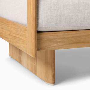 Sofá de Madera de Teca Sólida para Patio, 2 Plazas, Color Personalizado, Muebles de Jardín con Brazos, Venta Caliente en China - Product Image 6