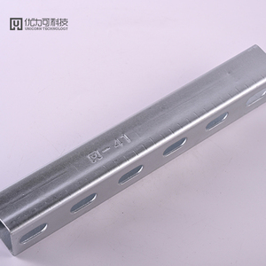 Canalina a U in Acciaio Zincato per Edilizia, Materiale da Costruzione Monocanale - Product Image 2