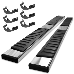 Marchepieds latéraux pour Dodge Ram 1500 2019-2026, nouveau style de carrosserie, cabine double avec 4 portes pleines, exclus le modèle Classic 2019-2026 - Product Image 1