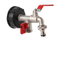 Adaptateur de robinet de jardin en laiton durable 3/4" S60X6 norme BS, raccord rapide pour tuyau de réservoir d'eau, robinet d'irrigation